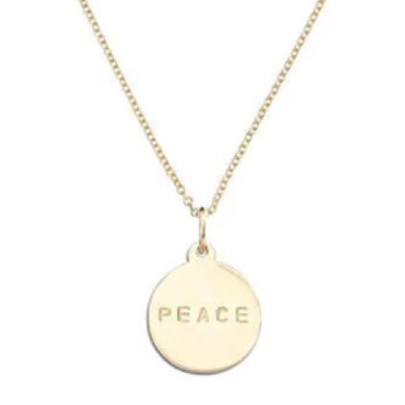 Helen Ficalora "Peace"' Disk Charm
14K YELLOW GOLD - Picture 3 of 3